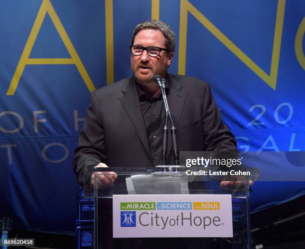 City of Hope Executive Board Member Peter Gray at MFEI Spirit Of Life Honoring Coran Capshaw on November 2, 2017 in Santa Monica, California.