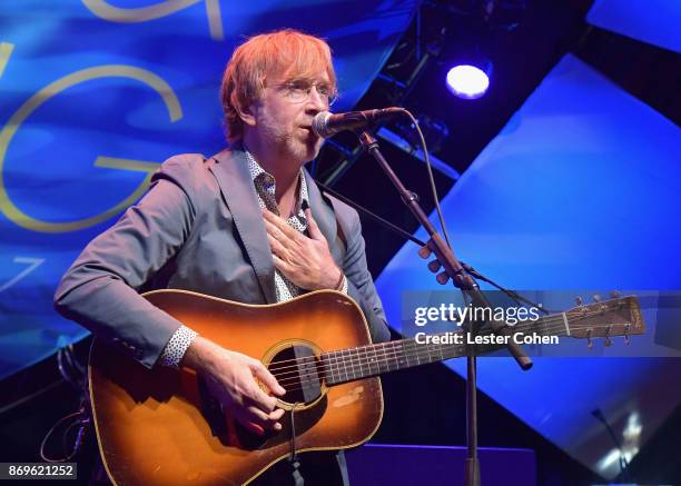 Trey Anastasio performs at MFEI Spirit Of Life Honoring Coran Capshaw on November 2, 2017 in Santa Monica, California.