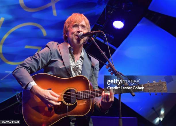 Trey Anastasio performs at MFEI Spirit Of Life Honoring Coran Capshaw on November 2, 2017 in Santa Monica, California.