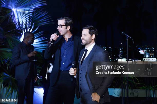 General view of atmosphere at GQ Style & Hugo Boss celebrate Amazing Spaces with Edgar Ramirez at John Lautner's Harvey House on November 2, 2017 in...