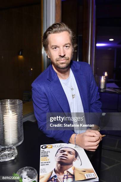 Friedrich Kunath attends GQ Style & Hugo Boss celebrate Amazing Spaces with Edgar Ramirez at John Lautner's Harvey House on November 2, 2017 in Los...