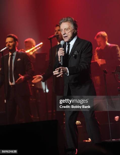 Frankie Valli & The Four Seasons perform at Count Basie Theater on November 2, 2017 in Red Bank, New Jersey.