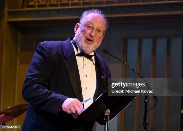Radio host Jim Bohannon attends the National Radio Hall of Fame Class Of 2017 Induction Ceremony & Celebration at the Museum of Broadcast...