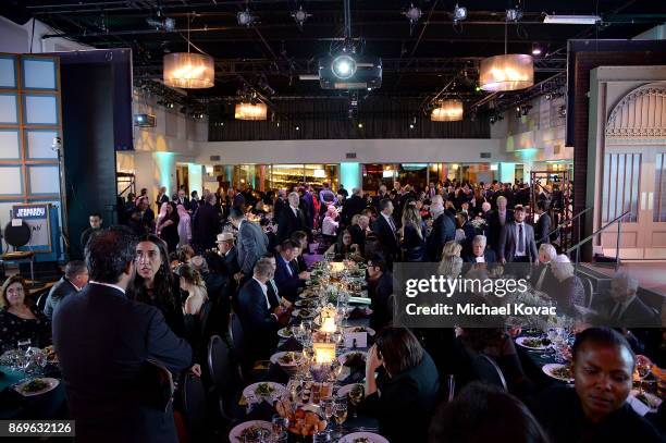 General view of atmosphere at the National Radio Hall of Fame Class Of 2017 Induction Ceremony & Celebration at the Museum of Broadcast...