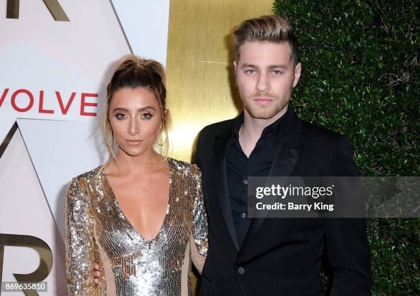 YouTuber Lauren Elizabeth and actor Cameron Fuller attend #REVOLVEawards at DREAM Hollywood on November 2, 2017 in Hollywood, California.