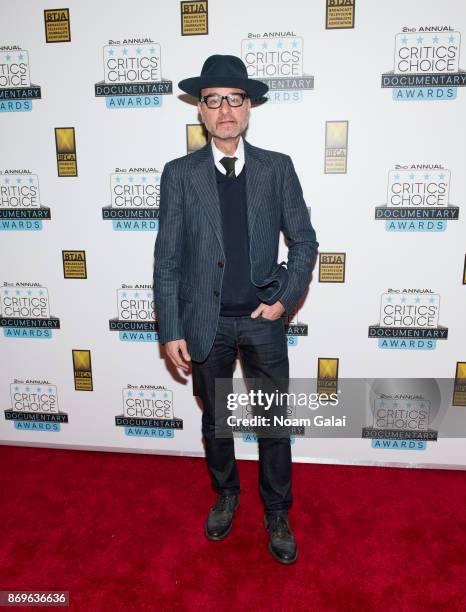 Fisher Stevens attends the 2nd Annual Critic's Choice Documentary Awards on November 2, 2017 in New York City.