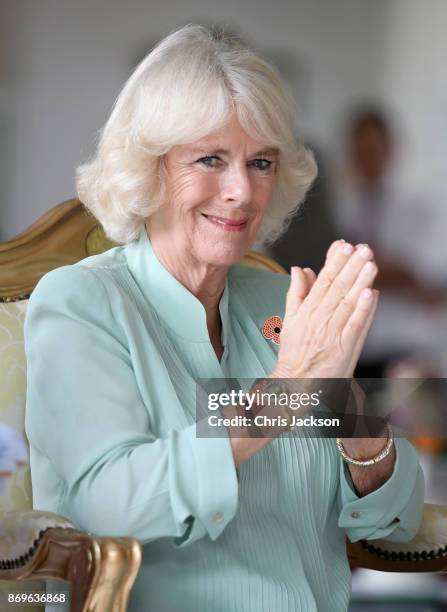 Camilla, Duchess of Cornwall visits Pusat Anak Permata Negara Putrajaya during her visit on November 3, 2017 in Kuala Lumpur, Malaysia. Prince...