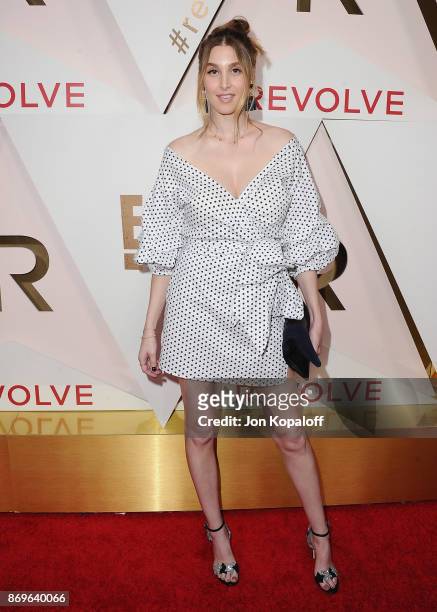 Whitney Port arrives at #REVOLVEawards at DREAM Hollywood on November 2, 2017 in Hollywood, California.