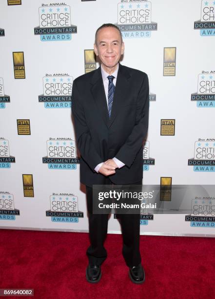 Gilbert Gottfried attends the 2nd Annual Critic's Choice Documentary Awards on November 2, 2017 in New York City.