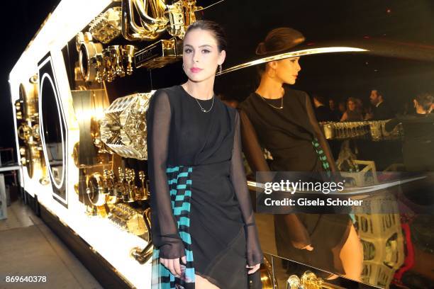 Lena Meyer-Landrut wearing jewelry 'JUSTE UN CLOU' by Cartier during the 'When the Ordinary becomes Precious #CartierParty Berlin ' at Old Power...