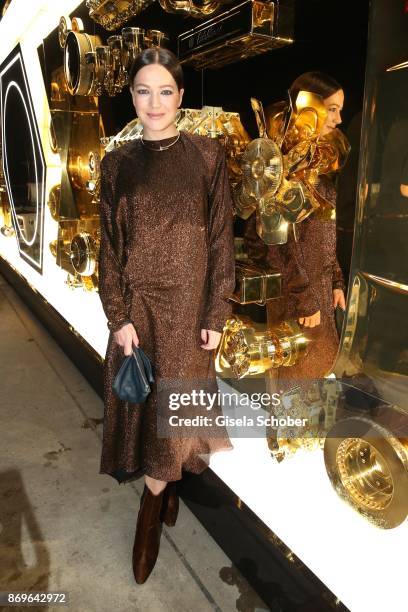 Hannah Herzsprung wearing jewelry 'JUSTE UN CLOU' by Cartier during the 'When the Ordinary becomes Precious #CartierParty Berlin' at Old Power...