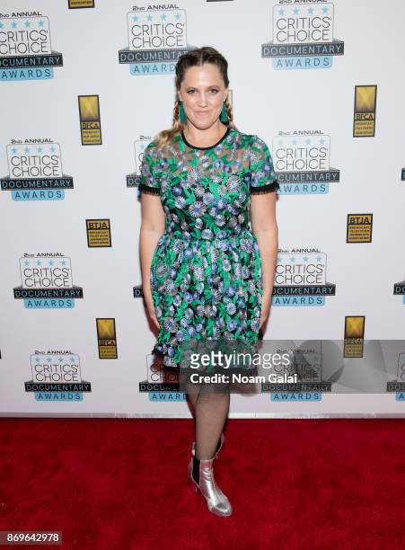 Heidi Ewing attends the 2nd Annual Critic's Choice Documentary Awards on November 2, 2017 in New York City.
