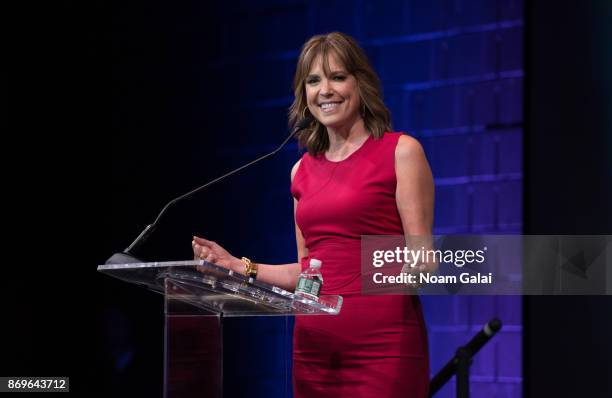 Hannah Storm attends the 2nd Annual Critic's Choice Documentary Awards on November 2, 2017 in New York City.