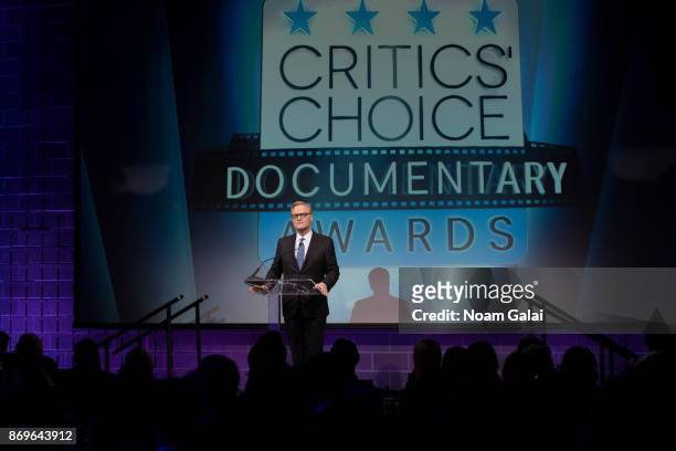 Lawrence O'Donnell attends the 2nd Annual Critic's Choice Documentary Awards on November 2, 2017 in New York City.