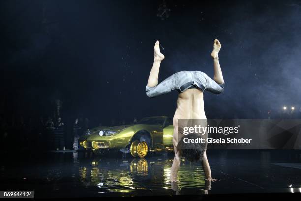 Artist performance during the 'When the Ordinary becomes Precious #CartierParty Berlin' at Old Power Station on November 2, 2017 in Berlin, Germany.