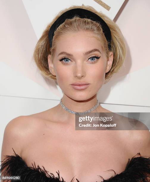 Model Elsa Hosk arrives at #REVOLVEawards at DREAM Hollywood on November 2, 2017 in Hollywood, California.