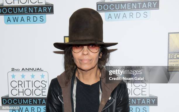 Singer Linda Perry attends the 2nd Annual Critic's Choice Documentary Awards on November 2, 2017 in New York City.