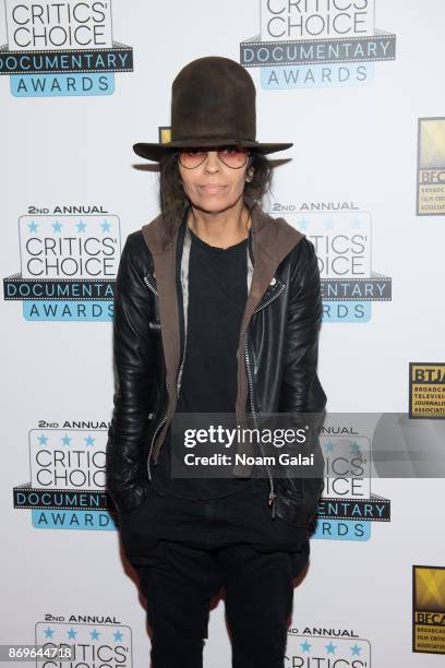 Singer Linda Perry attends the 2nd Annual Critic's Choice Documentary Awards on November 2, 2017 in New York City.