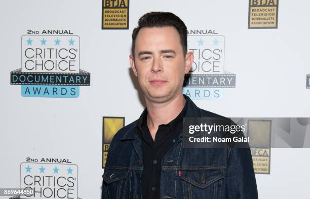 Colin Hanks attends the 2nd Annual Critic's Choice Documentary Awards on November 2, 2017 in New York City.