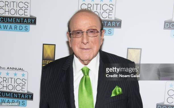Clive Davis attends the 2nd Annual Critic's Choice Documentary Awards on November 2, 2017 in New York City.