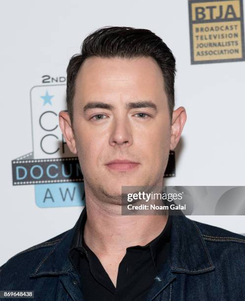 Colin Hanks attends the 2nd Annual Critic's Choice Documentary Awards on November 2, 2017 in New York City.