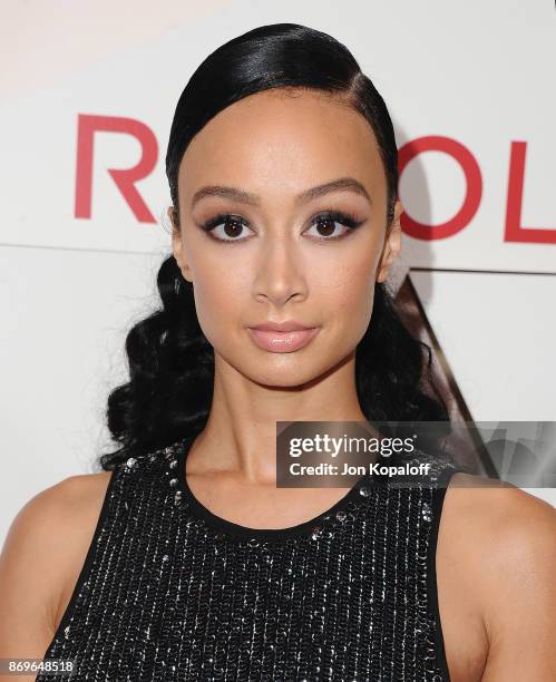 Draya Michele arrives at #REVOLVEawards at DREAM Hollywood on November 2, 2017 in Hollywood, California.