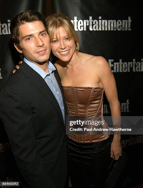 Julie Bowen and fiance Scott Phillips attend Entertainment Weekly's party celebrating their 10th Anniversary Oscar Party with a host of celebrities...