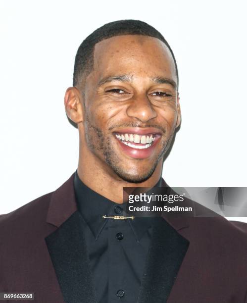 Football player Victor Cruz attends the 2017 Samsung Charity Gala at Skylight Clarkson Sq on November 2, 2017 in New York City.