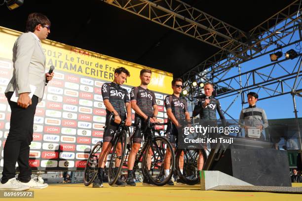5th Tour de France Saitama Criterium 2017 / Media Day Team SKY / Kenny ELISSONDE / Christopher FROOME / Michal KWIATKOWSKI / Michal GOLAS / Team...