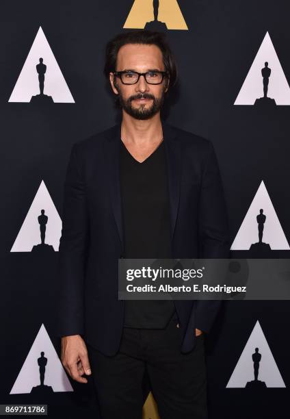 Actor Rodrigo Santoro attends the Academy Nicholl Fellowships In Screenwriting Awards Presentation And Live Read at Samuel Goldwyn Theater on...