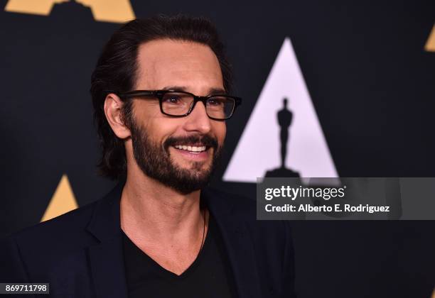 Actor Rodrigo Santoro attends the Academy Nicholl Fellowships In Screenwriting Awards Presentation And Live Read at Samuel Goldwyn Theater on...