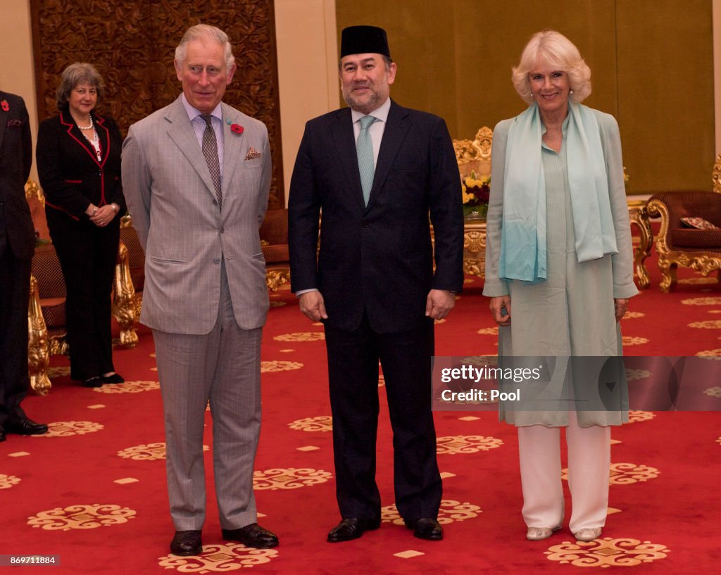 The Prince of Wales & Duchess Of Cornwall Visit Singapore, Malaysia, Brunei And India - Day 5