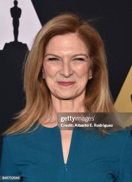 Academy CEO, Dawn Hudson attends the Academy Nicholl Fellowships In Screenwriting Awards Presentation And Live Read at Samuel Goldwyn Theater on...