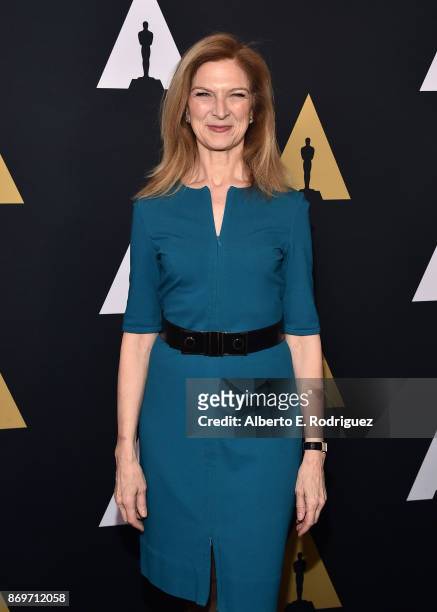 Academy CEO, Dawn Hudson attends the Academy Nicholl Fellowships In Screenwriting Awards Presentation And Live Read at Samuel Goldwyn Theater on...