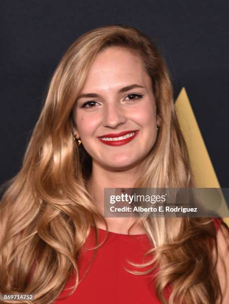 Academy Fellow/screenwriter S.J. Inwards attends the Academy Nicholl Fellowships In Screenwriting Awards Presentation And Live Read at Samuel Goldwyn...