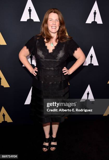 Academy Fellow/screenwriter K.G. Rockmaker attends the Academy Nicholl Fellowships In Screenwriting Awards Presentation And Live Read at Samuel...