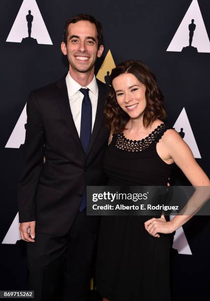 Academy Fellows/screenwriters Max Lance and Jen Bailey attend the Academy Nicholl Fellowships In Screenwriting Awards Presentation And Live Read at...