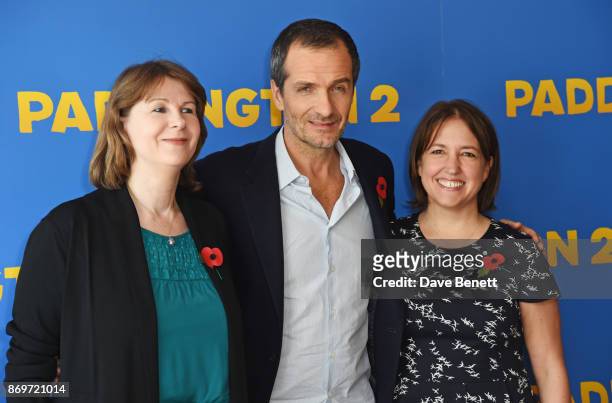 Rosie Alison, David Heyman and Alexandra Ferguson-Derbyshire attend a photocall for "Paddington 2" at Shangri-La Hotel, The Shard, on November 3,...