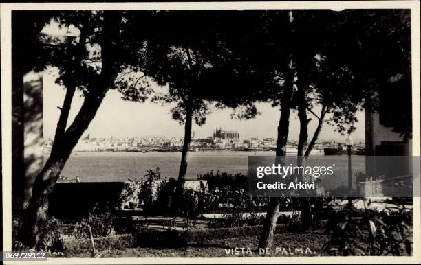 Ak Palma de Mallorca Balearische Inseln, Vista de Palma, Blick zur Stadt