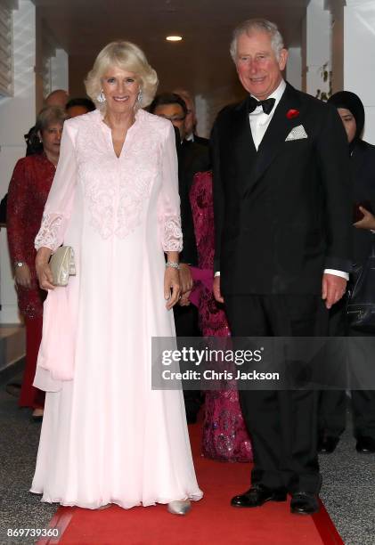 Camilla, Duchess of Cornwall and Prince Charles, Prince of Wales attend a Gala Dinner to celebrate 60 years of UK - Malaysia diplomatic ties at the...