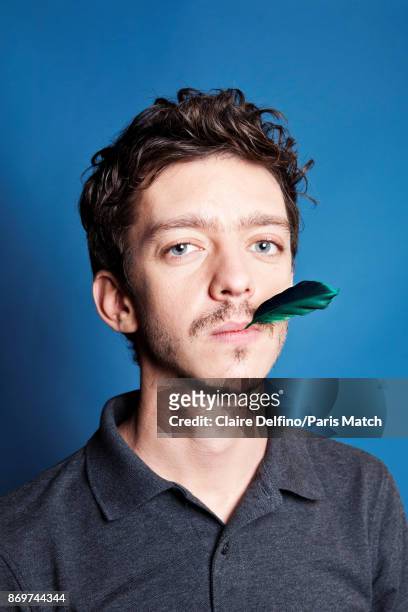 Actor Nahuel Perez Biscayart is photographed for Paris Match on October 17, 2017 in Paris, France.