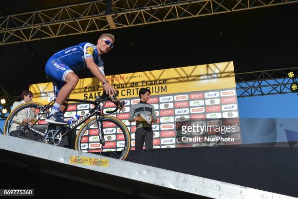 Marcel KITTEL from Quick Step Floors Team during Team Presentation at the 5th edition of TDF Saitama Criterium 2017 - Media Day. On Friday, 3...