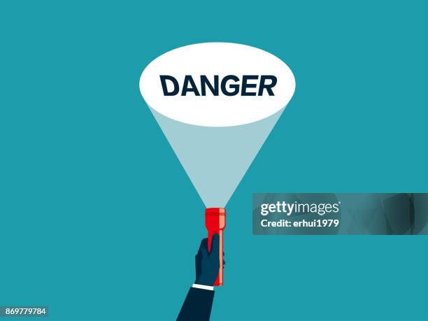 danger - lighthouse beam stock illustrations