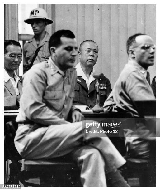 World war two, Japanese War Crimes Trials in Manila 1946.