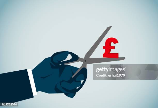 inflation - shears stock illustrations