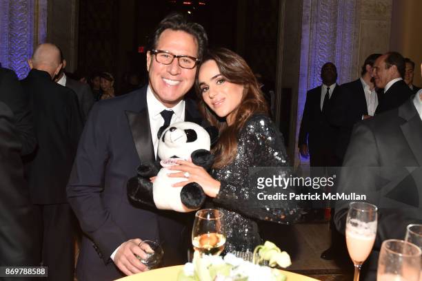 Dr. Howard Sobel and Brittney Herskowitz attend China Institute 2017 Blue Cloud Gala at Cipriani 25 Broadway on November 2, 2017 in New York City.