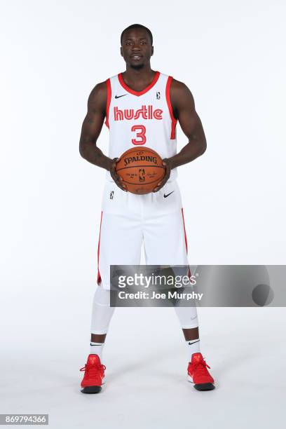 Durand Scott of the Memphis Hustle poses for a portrait during the NBA G-League media day on November 2, 2017 at FedExForum in Memphis, Tennessee....