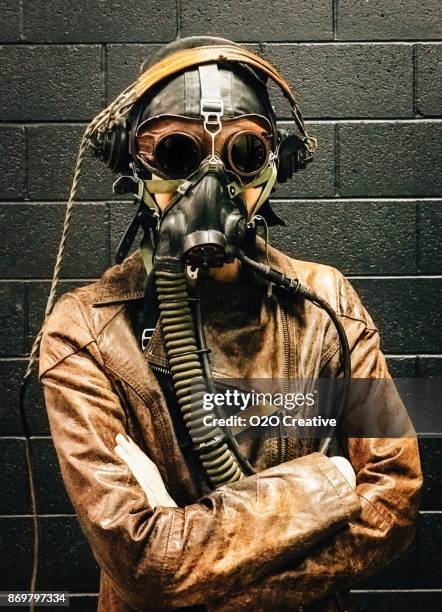 retro pilot - steampunk stock pictures, royalty-free photos & images