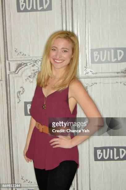Christy Altomare attends Build series to dicsuss "Anastasia" at Build Studio on November 3, 2017 in New York City.