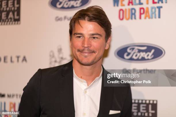 Actor Josh Hartnett arrives for the 6th Annual 'Reel Stories, Real Lives' event benefiting the MPTF on November 2, 2017 in Los Angeles, California.